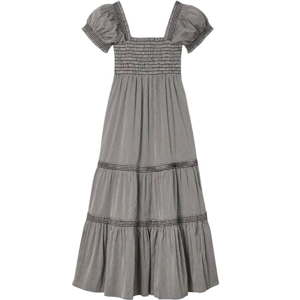 Tory Burch Smocked Midi Dress Size Large